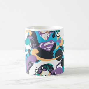 Supergirl Color Splash Wirbel Muster 5 Tasse