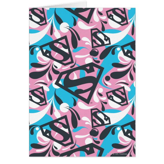 Supergirl Color Splash Wirbel Muster 6 (Vorne)