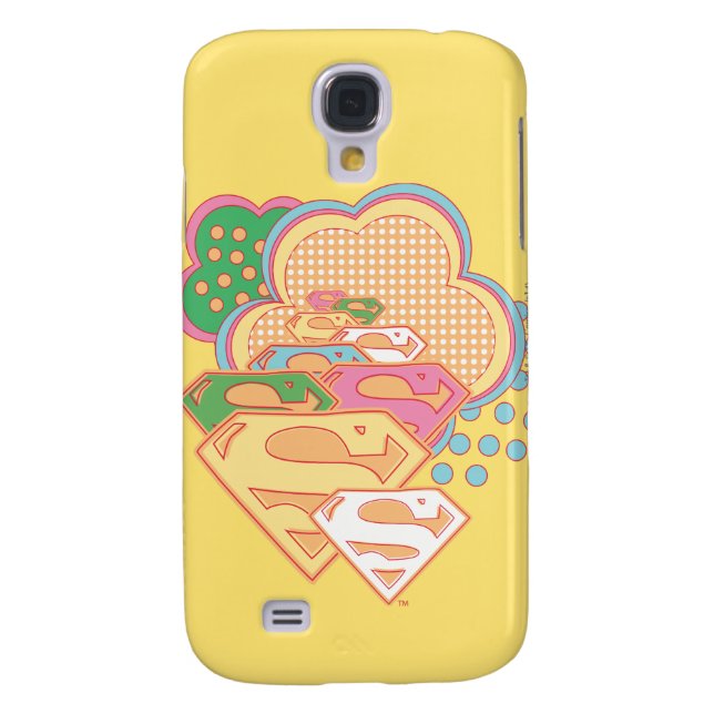 Supergirl Colorful Cloud Logo Case-Mate Samsung Galaxy Hülle (Rückseite)