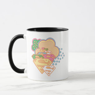 Supergirl Colorful Cloud Logo Tasse