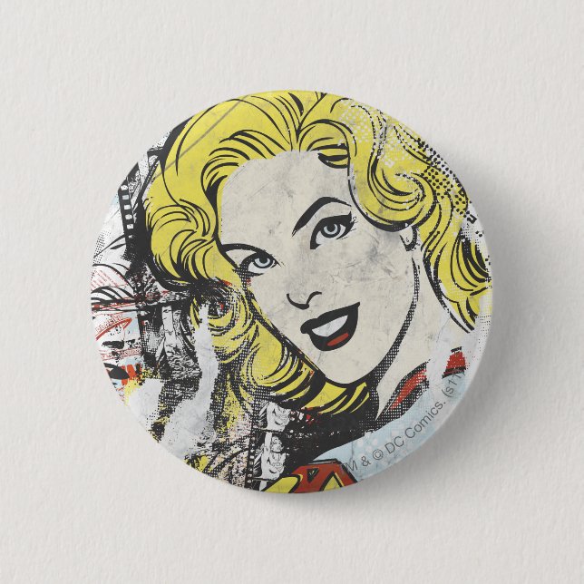 Supergirl Comic Capers 1 Button (Vorderseite)