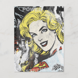 Supergirl Comic Capers 1 Postkarte