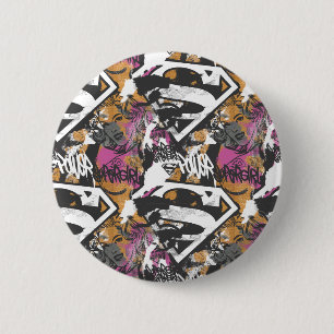 Supergirl Comic Capers Muster 3 Button