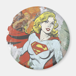 Supergirl Comic Capes 2 Magnet