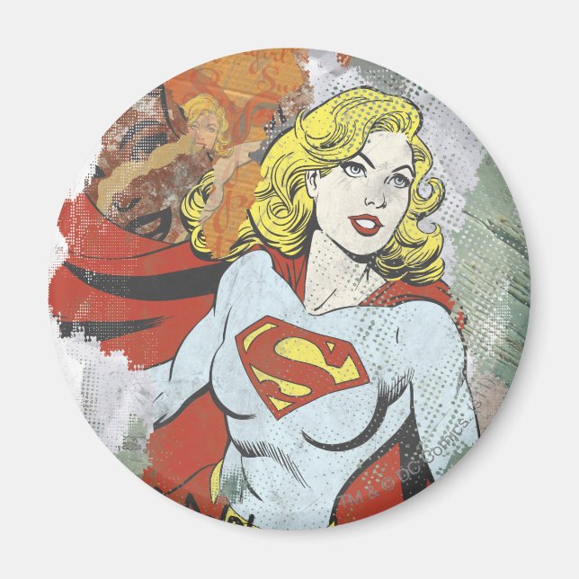 Supergirl Comic Capes 2 Magnet (Vorne)