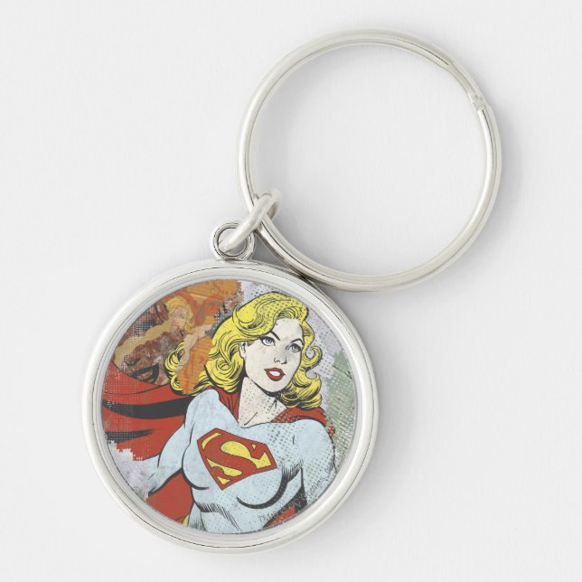 Supergirl Comic Capes 2 Schlüsselanhänger (Vorne)