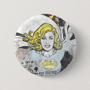 Supergirl Comic Capes 3 Button