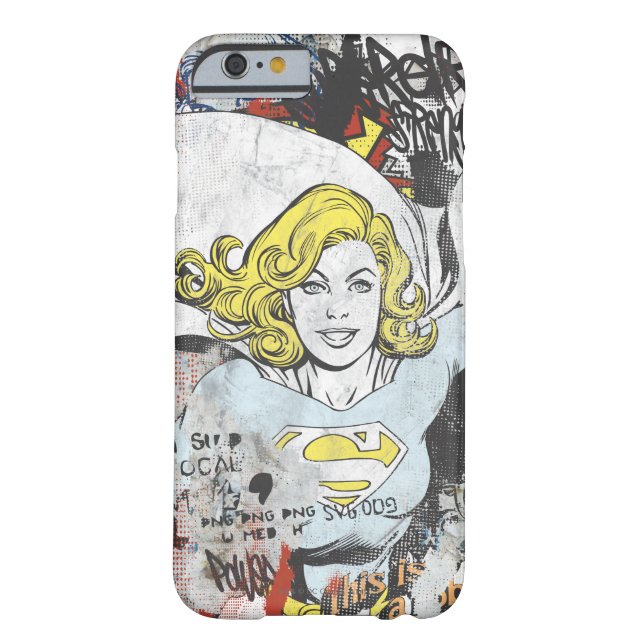 Supergirl Comic Capes 3 Case-Mate iPhone Hülle (Rückseite)