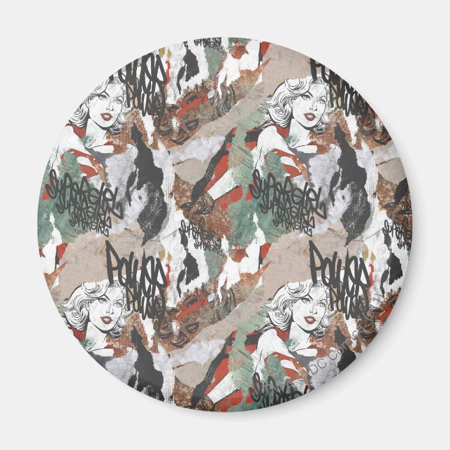 Supergirl Comic Captern Muster 6 Magnet (Vorne)