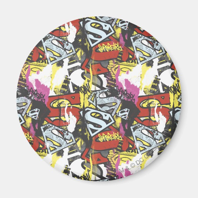 Supergirl Comic Captern Muster 7 Magnet (Vorne)