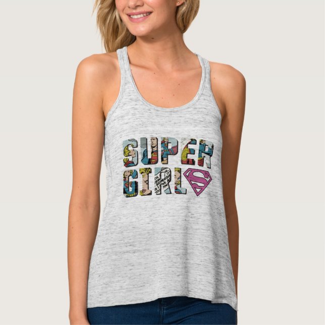 Supergirl-Comic-Logo 2 Tank Top (Vorderseite)