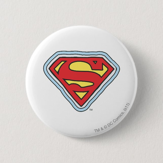 Supergirl-Comic-Logo Button (Vorderseite)