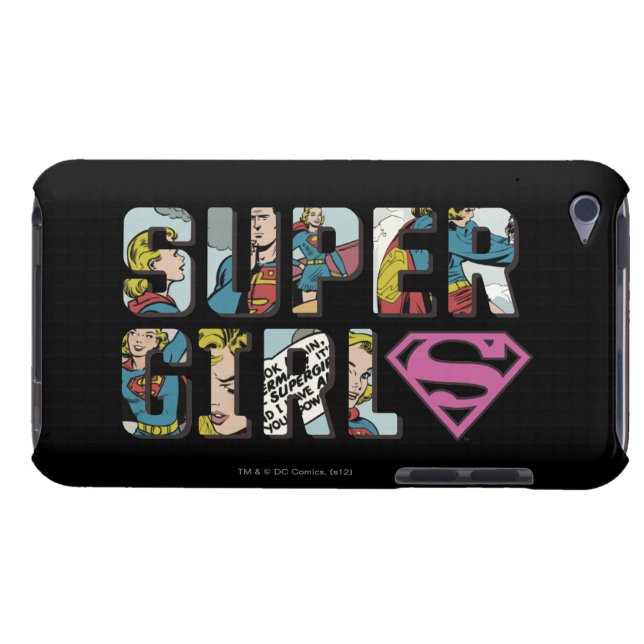 Supergirl-Comic-Logo Case-Mate iPod Touch Hülle (Rückseite Horizontal)