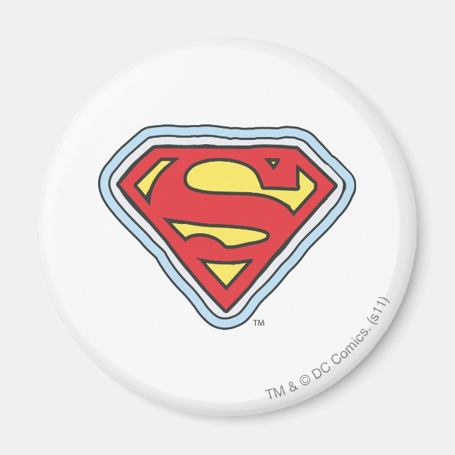 Supergirl-Comic-Logo Magnet (Vorne)