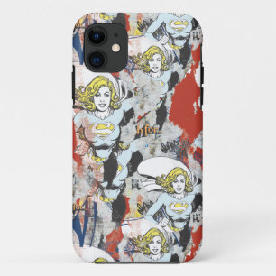 Supergirl-Comic Muster 5 Case-Mate iPhone Hülle