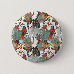 Supergirl-Comic Muster 8 Button