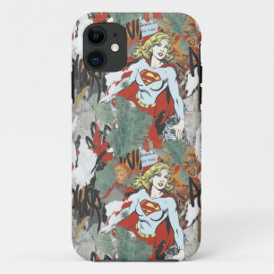 Supergirl-Comic Muster 8 Case-Mate iPhone Hülle