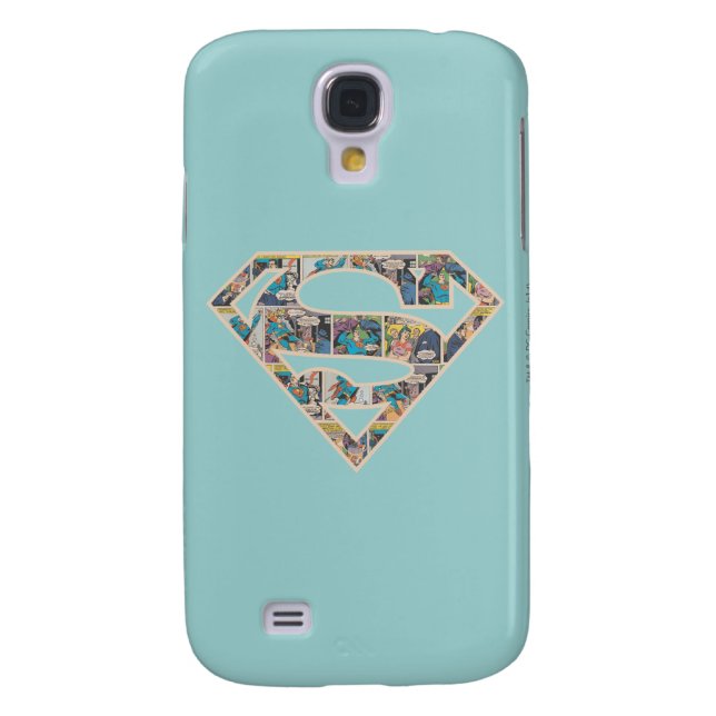 Supergirl Comic Strip Logo Case-Mate Samsung Galaxy Hülle (Rückseite)