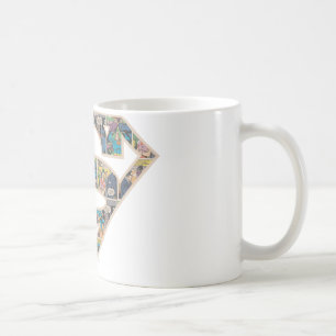 Supergirl Comic Strip Logo Kaffeetasse