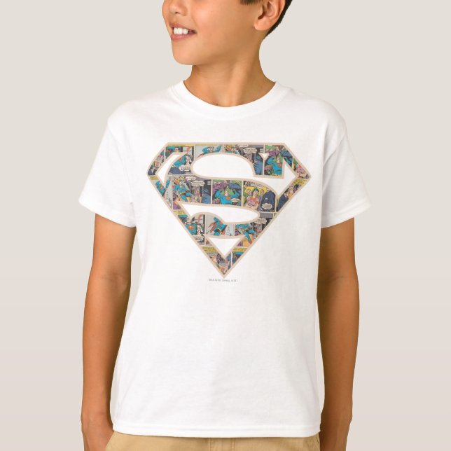 Supergirl Comic Strip Logo T-Shirt (Vorderseite)