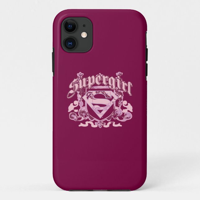 Supergirl Crest Design Case-Mate iPhone Hülle (Rückseite)