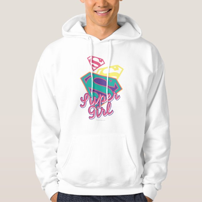 Supergirl Cursive Hoodie (Vorderseite)