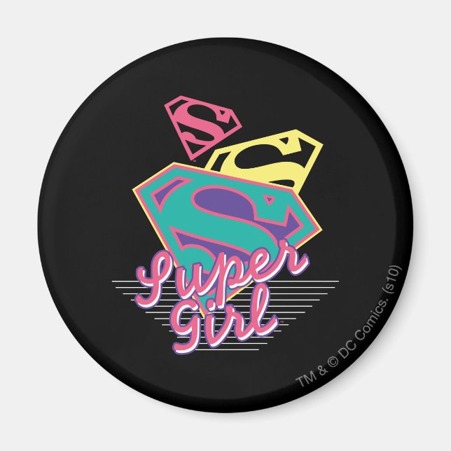 Supergirl Cursive Magnet (Vorne)