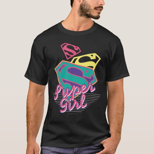 Supergirl Cursive T-Shirt (Vorderseite)