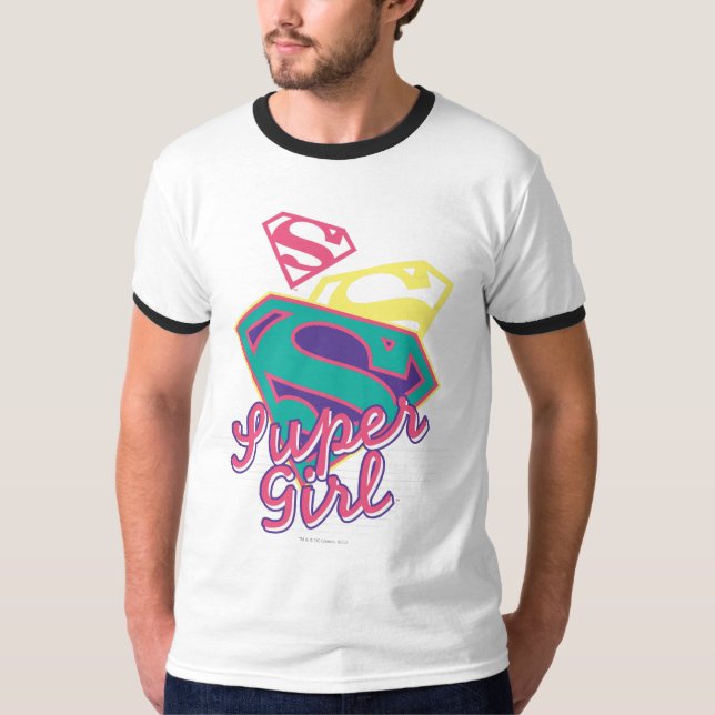 Supergirl Cursive T-Shirt (Vorderseite)