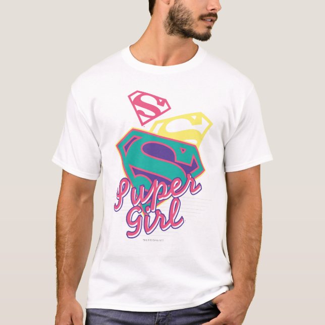 Supergirl Cursive T-Shirt (Vorderseite)