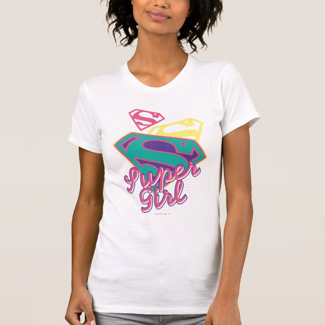 Supergirl Cursive T-Shirt (Vorderseite)