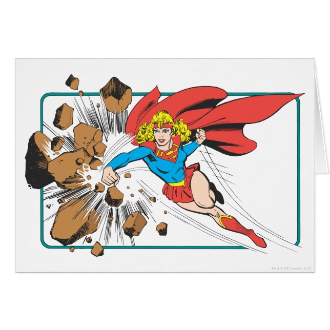 Supergirl Destroys Boulder (Vorderseite (Horizontal))