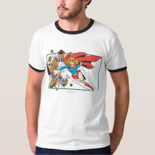 Supergirl Destroys Boulder T-Shirt