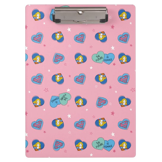 Supergirl "Die Zukunft ist weiblich" Klemmbrett (Vorderseite)