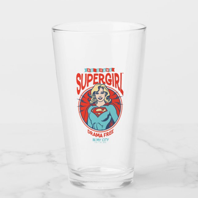 Supergirl Drama frei in meiner Stadt Glas (Vorderseite)