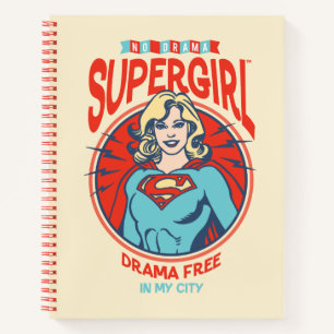 Supergirl Drama frei in meiner Stadt Notizbuch