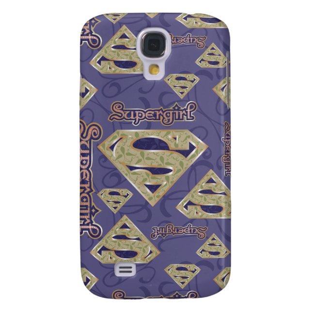 Supergirl-Extravagant-Logo-Collage Case-Mate Samsung Galaxy Hülle (Rückseite)