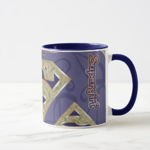 Supergirl-Extravagant-Logo-Collage Tasse