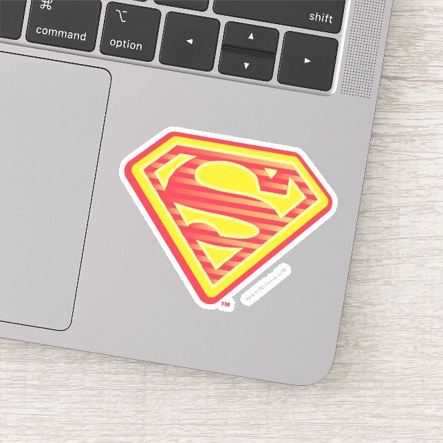 Supergirl Far-Out-Logo Aufkleber (Detail)