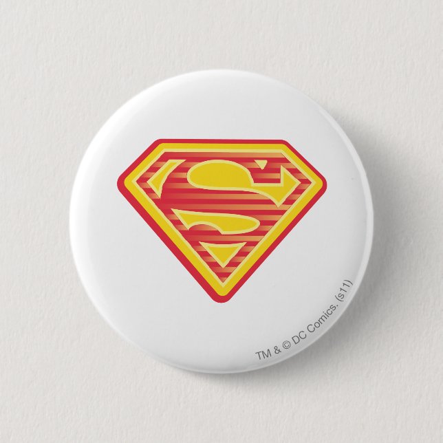 Supergirl Far-Out-Logo Button (Vorderseite)