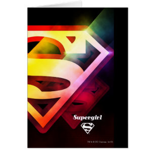 Supergirl-farbiges Logo