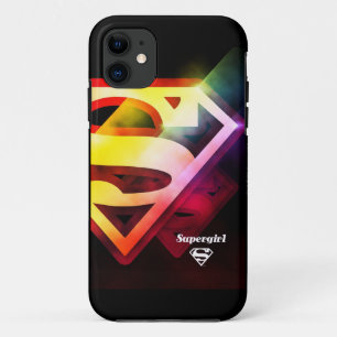 Supergirl-farbiges Logo iPhone 11 Hülle