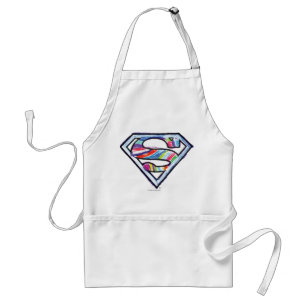 Supergirl-farbiges Logo Schürze