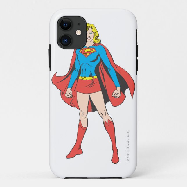Supergirl Fight Stands Case-Mate iPhone Hülle (Rückseite)