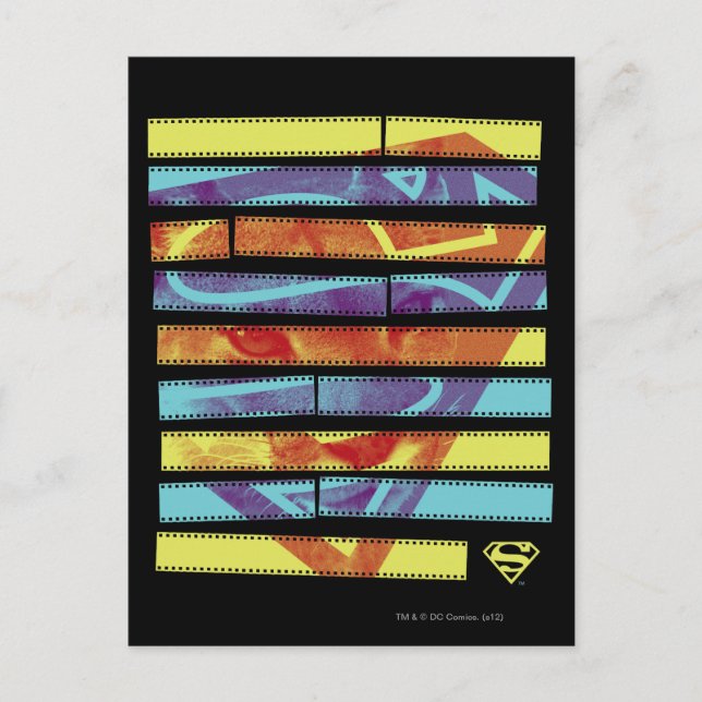 Supergirl Filmstrip Postkarte (Vorderseite)