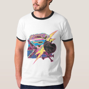 Supergirl Flag und Crossbones T-Shirt