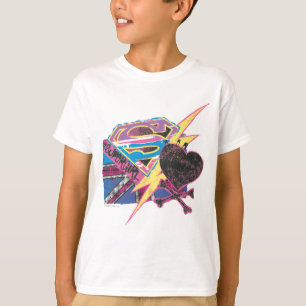 Supergirl Flag und Crossbones T-Shirt