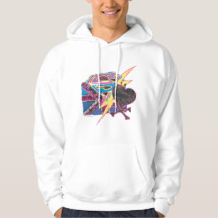 Supergirl Flagge und gekreuzte Knochen Hoodie