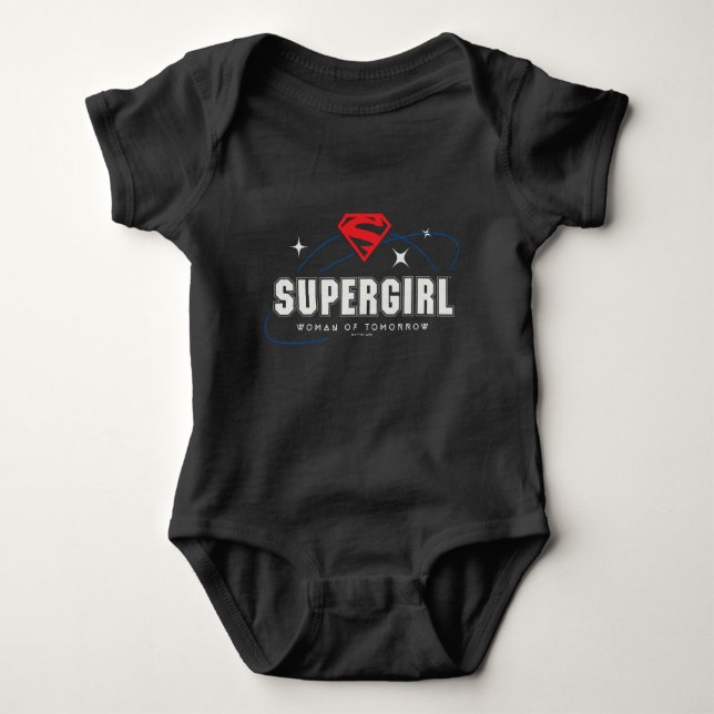 Supergirl Frau von morgen Baby Strampler (Vorderseite)