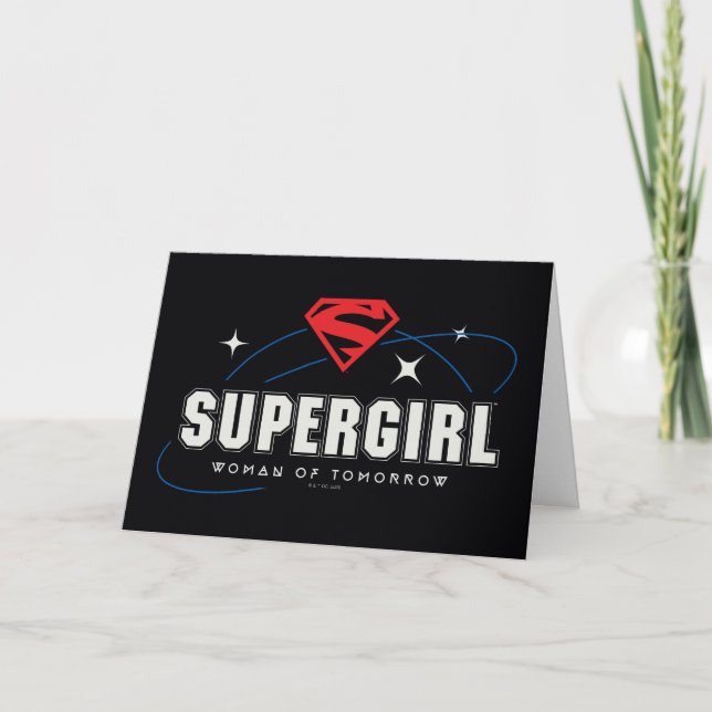 Supergirl Frau von morgen Karte (Vorderseite)